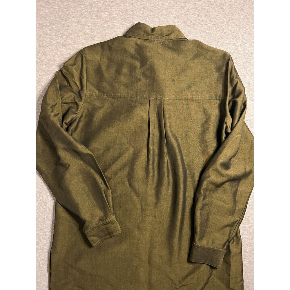 DON CASTER Green Black Suit Jacket Size 2 & Pants Size 4 Wool Blend Vintage - Picture 6 of 12